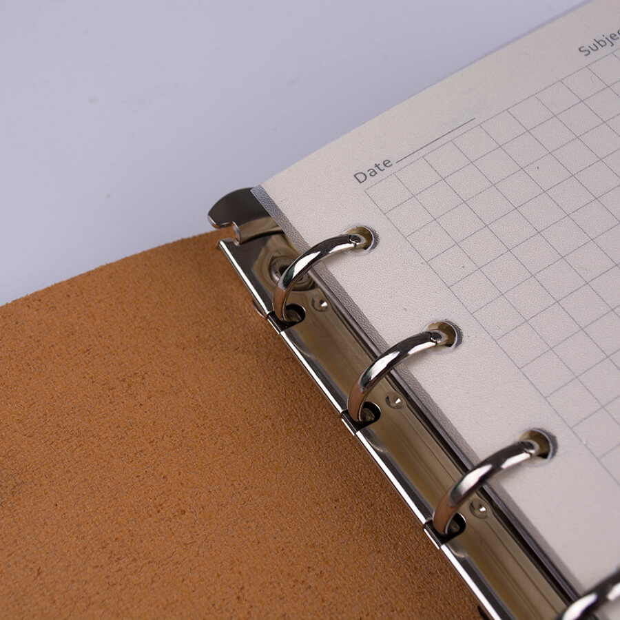 Genuine Leather Splatter Art Travel Notebook 