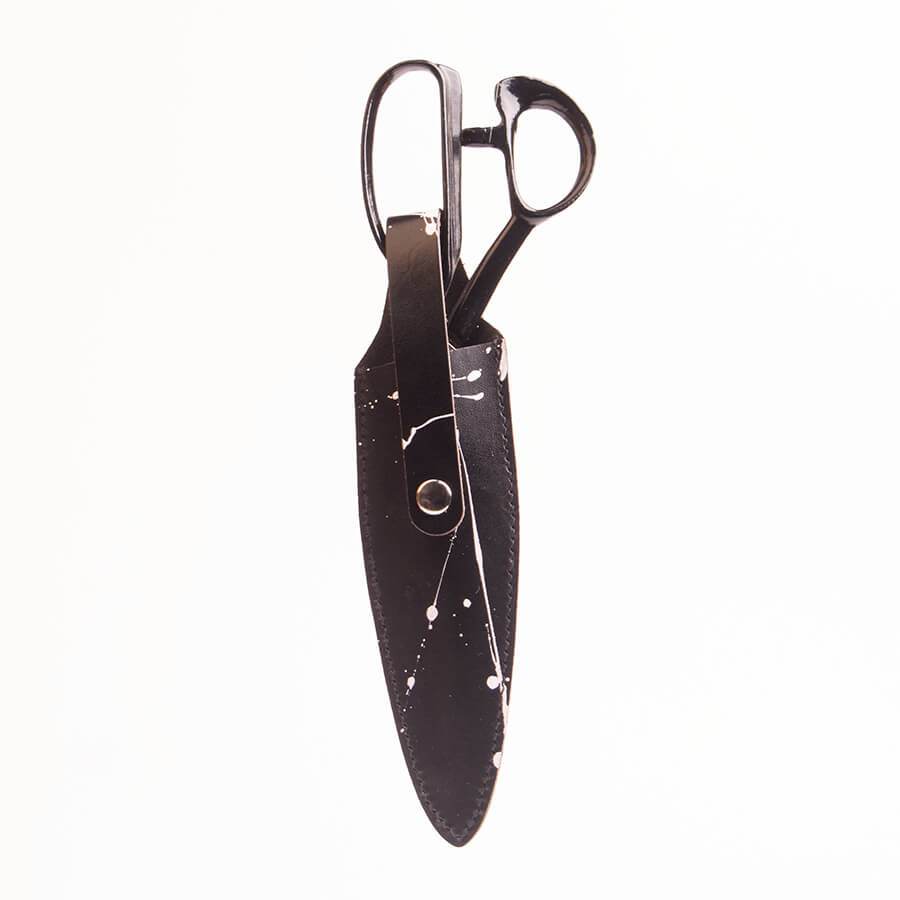 Genuine Leather Splatter  Tailor Scissors Case 